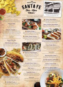 Santa Fe Tex-Mex Grill Menu